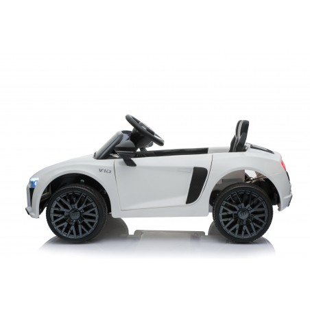 Audi R8 Spyder Voiture Electrique (2x35W) 100 x 59 x 44 cm - Marche av/ar, Phares, Musique, Ceinture et Télécommande parentale