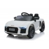 Audi R8 Spyder Voiture Electrique (2x35W) 100 x 59 x 44 cm - Marche av/ar, Phares, Musique, Ceinture et Télécommande parentale Audi R8 Spyder Voiture Electrique (2x35W) 100 x 59 x 44 cm - Marche av/ar, Phares, Musique, Ceinture et Télécommande parentale
