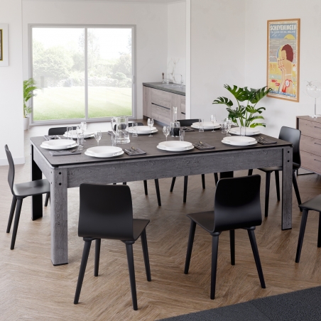 Billard Américain AMBIANCE 7Ft - 226,5 x 126,5 x 80 cm avec accessoires et plateau dînatoire - Gris Billard Américain AMBIANCE 7Ft - 226,5 x 126,5 x 80 cm avec accessoires et plateau dînatoire - Gris