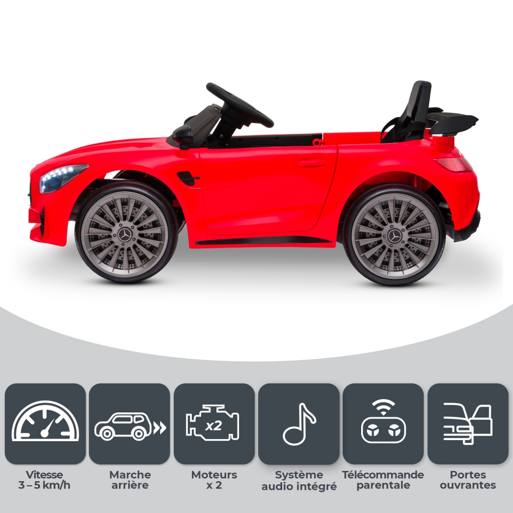 Mercedes GTR AMG 12V Voiture Electrique Enfant