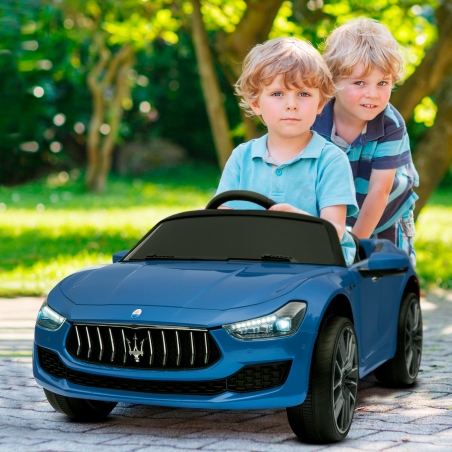 Maserati Ghibli Voiture Electrique Enfant (2 x 25W)108 x 56 x 44 cm - Marche av/ar, Phares, Musique et Télécommande parentale