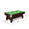 Billard américain Montana 213x122x81 cm Billard américain Montana 213x122x81 cm