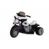 Moto de Police Electrique 20W pour enfants - 80L x 43l x 54.5H cm - 3 roues, marche av/ar, phares fonctionnels, bruitages moteur Moto de Police Electrique 20W pour enfants - 80L x 43l x 54.5H cm - 3 roues, marche av/ar, phares fonctionnels, bruitages moteur