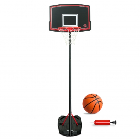 Panier de basket réglable 2.60m avec ballon et pompe - Phoenix 