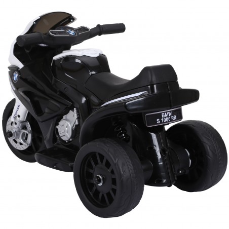 Moto Electrique BMW S1000, 25W pour Enfant, 3 Roues, Système Audio et Phares Fonctionnels