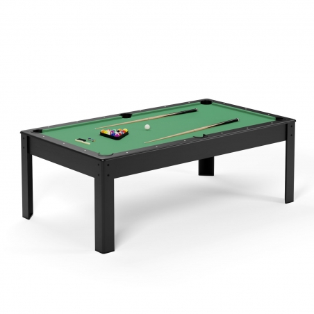 Billard Américain HARMONY 6Ft - 206,5 x 116,5 x 80 cm avec accessoires - Couleur Noir