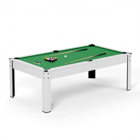 Billard Américain HARMONY 6Ft Blanc - 206,5 x 116,5 x 80 cm avec accessoires