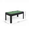 Billard convertible ALLIANCE 183 x 102 cm avec accessoires Billard convertible ALLIANCE 183 x 102 cm avec accessoires