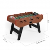 Babyfoot CLASSIC type Bistrot - 151 x 77 x 91 cm - Table de Baby-foot avec barres téléscopiques et Balles Lièges Inclus Babyfoot CLASSIC type Bistrot - 151 x 77 x 91 cm - Table de Baby-foot avec barres téléscopiques et Balles Lièges Inclus
