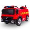 Camion de Pompier Electrique Rouge 35W avec Casque, Lance et Extincteur, Indicateur de Batterie et Télécommande Parentale Camion de Pompier Electrique Rouge 35W avec Casque, Lance et Extincteur, Indicateur de Batterie et Télécommande Parentale