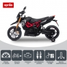 Moto Electrique Aprilia Dorsoduro 900 pour Enfant - avec Klaxon, Système Audio et Roulettes de soutien Moto Electrique Aprilia Dorsoduro 900 pour Enfant - avec Klaxon, Système Audio et Roulettes de soutien