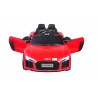 Audi R8 Spyder Voiture Electrique (2x35W) 100 x 59 x 44 cm - Marche av/ar, Phares, Musique, Ceinture et Télécommande parentale Audi R8 Spyder Voiture Electrique (2x35W) 100 x 59 x 44 cm - Marche av/ar, Phares, Musique, Ceinture et Télécommande parentale
