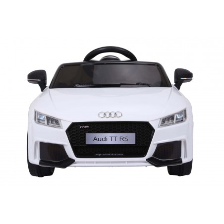 Audi TT RS Voiture Electrique Enfant (2x25W) 103x62x44 cm - Marche av/ar, Phares, Musique, Ceinture et Télécommande parentale