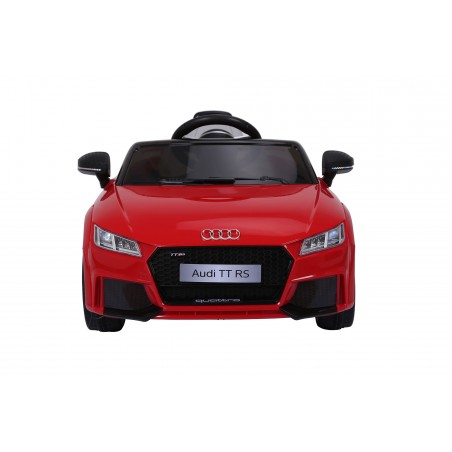 Audi TT RS Voiture Electrique Enfant (2x25W) 103x62x44 cm - Marche av/ar, Phares, Musique, Ceinture et Télécommande parentale