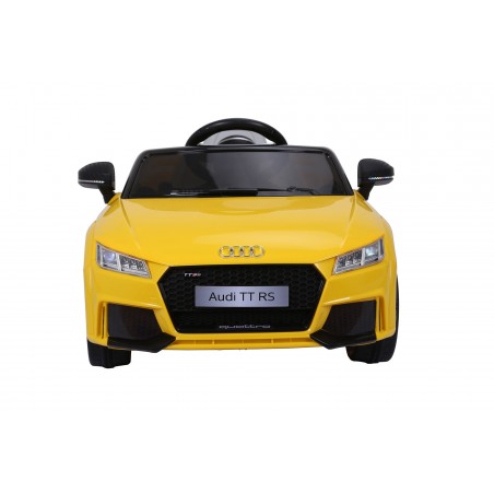 Audi TT RS Voiture Electrique Enfant (2x25W) 103x62x44 cm - Marche av/ar, Phares, Musique, Ceinture et Télécommande parentale