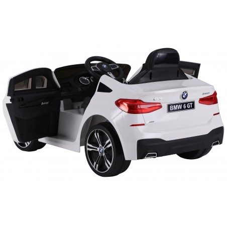 BMW X6 GT Voiture Electrique Enfant (2x25W), 106x64x51 cm - Marche av/ar, Phares, Musique, Ceinture et Télécommande parentale