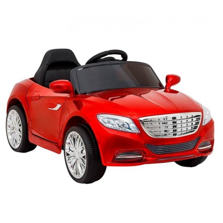 Voiture Electrique Berline Coupé Enfant (25W) Avec Système Audio, Porte Ouvrable, Amortisseurs et Télécommande Parentale