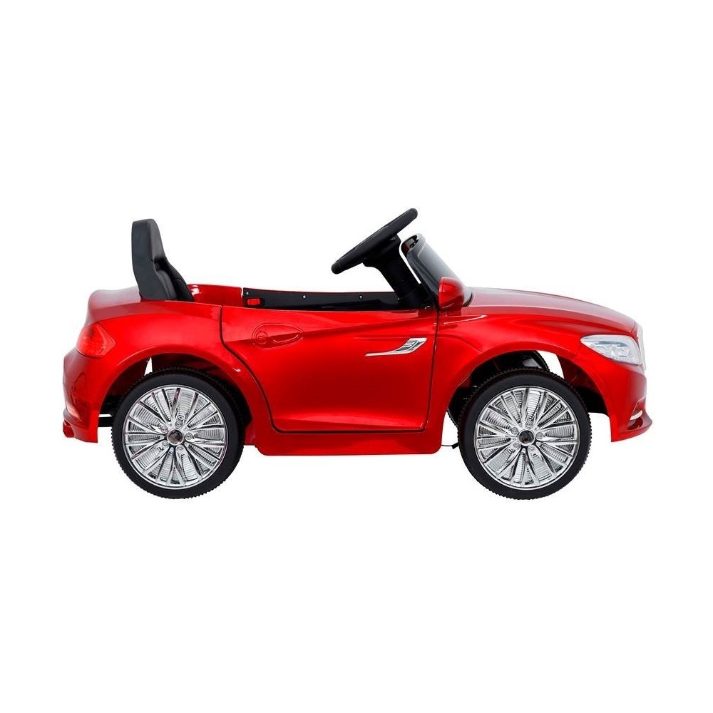 Voiture Electrique Berline Coupé Enfant (25W) Avec Système Audio, Porte Ouvrable, Amortisseurs et Télécommande Parentale