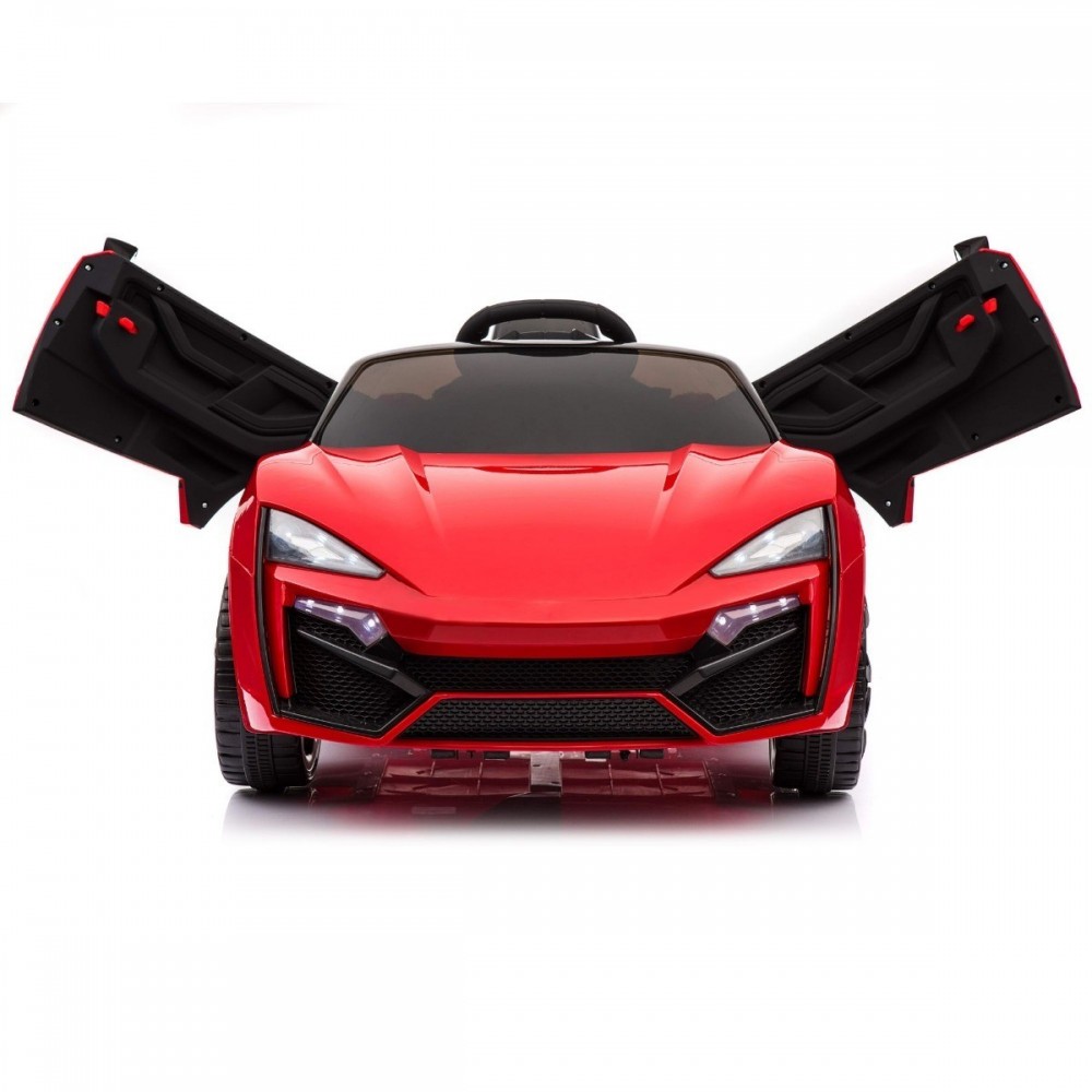 Voiture Electrique Coupé Sport pour Enfant (35W) Avec Système Audio, Porte Ouvrable, Amortisseurs et Télécommande Parentale