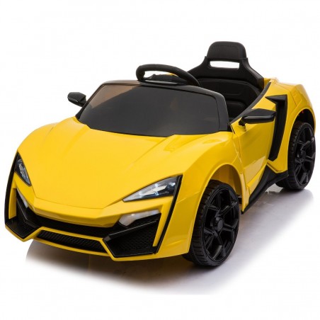 Voiture Electrique Coupé Sport pour Enfant (35W) Avec Système Audio, Porte Ouvrable, Amortisseurs et Télécommande Parentale