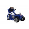 Moto de Police Electrique 20W pour enfants - 80L x 43l x 54.5H cm - 3 roues, marche av/ar, phares fonctionnels, bruitages moteur Moto de Police Electrique 20W pour enfants - 80L x 43l x 54.5H cm - 3 roues, marche av/ar, phares fonctionnels, bruitages moteur