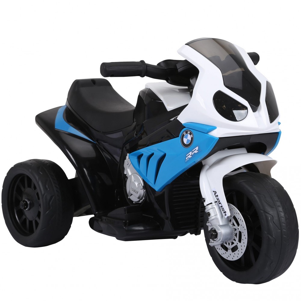 Moto Electrique BMW S1000, 25W pour Enfant, 3 Roues, Système Audio et Phares Fonctionnels