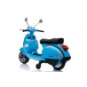 Scooter Electrique Vespa 18W pour Enfant - avec Klaxon, Système Audio et Roulettes de soutien Scooter Electrique Vespa 18W pour Enfant - avec Klaxon, Système Audio et Roulettes de soutien