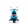 Scooter Electrique Vespa 18W pour Enfant - avec Klaxon, Système Audio et Roulettes de soutien Scooter Electrique Vespa 18W pour Enfant - avec Klaxon, Système Audio et Roulettes de soutien