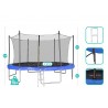 Trampoline extérieur 14FT 6 Perches 427cm Classique Jump4Fun Trampoline extérieur 14FT 6 Perches 427cm Classique Jump4Fun