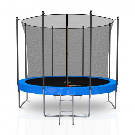 Trampoline extérieur Classique 10Ft / ø305cm KAIA SPORTS Trampoline de jardin avec Filet, mousse de protection et échelle