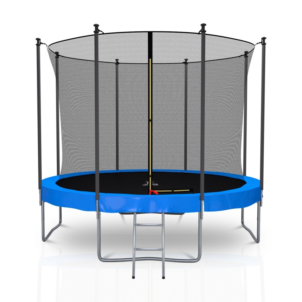 Trampoline extérieur Classique 10Ft / ø305cm KAIA SPORTS Trampoline de jardin avec Filet, mousse de protection et échelle