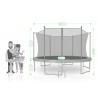 Trampoline extérieur Classique 13Ft / ø400cm KAIA SPORTS Trampoline de jardin avec Filet, mousse de protection et échelle Trampoline extérieur Classique 13Ft / ø400cm KAIA SPORTS Trampoline de jardin avec Filet, mousse de protection et échelle