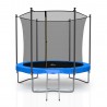 Trampoline extérieur Classique 8Ft / ø244cm KAIA SPORTS Trampoline de jardin avec Filet, mousse de protection et échelle Trampoline extérieur Classique 8Ft / ø244cm KAIA SPORTS Trampoline de jardin avec Filet, mousse de protection et échelle