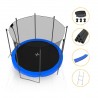 Trampoline de Jardin avec Filet Exterieur, diamètre 10 Ft / 305 cm - 8 perches, Orange Trampoline de Jardin avec Filet Exterieur, diamètre 10 Ft / 305 cm - 8 perches, Orange
