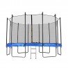 Trampoline de Jardin avec Filet intérieur de sécurité Ø diamètre 13 Ft / 400 cm - 12 perches Trampoline de Jardin avec Filet intérieur de sécurité Ø diamètre 13 Ft / 400 cm - 12 perches