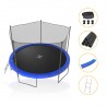 Trampoline de Jardin avec Filet intérieur, diamètre 12 FT / 366cm - 5 perches - TUV Trampoline de Jardin avec Filet intérieur, diamètre 12 FT / 366cm - 5 perches - TUV
