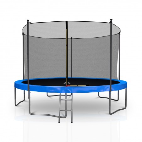 Trampoline de Jardin avec Filet intérieur, diamètre 12 FT / 366cm - 5 perches - TUV