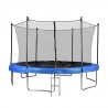 Trampoline de Jardin avec Filet intérieur de sécurité, Echelle et Mousse de protection, Ø diamètre 13 FT 400 cm - 6 perches Trampoline de Jardin avec Filet intérieur de sécurité, Echelle et Mousse de protection, Ø diamètre 13 FT 400 cm - 6 perches