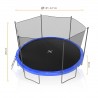 Trampoline de Jardin TUV avec Filet intérieur, diamètre 14 Ft / 427cm - 6 perches Trampoline de Jardin TUV avec Filet intérieur, diamètre 14 Ft / 427cm - 6 perches