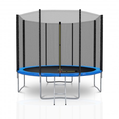 Trampoline de Jardin avec Filet Exterieur, diamètre 10 Ft / 305 cm - 8 perches