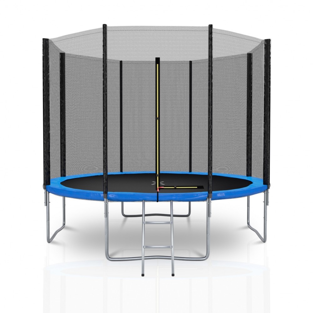 Trampoline de Jardin avec Filet Exterieur, diamètre 10 Ft / 305 cm - 8 perches