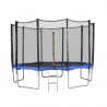 Trampoline de Jardin, diamètre 12FT / 366 cm avec Filet Exterieur - 10 perches Trampoline de Jardin, diamètre 12FT / 366 cm avec Filet Exterieur - 10 perches