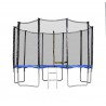 Trampoline de Jardin, diamètre 12FT / 366 cm avec Filet Exterieur - 10 perches Trampoline de Jardin, diamètre 12FT / 366 cm avec Filet Exterieur - 10 perches