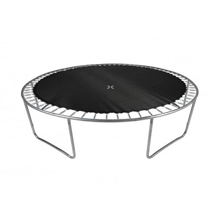 Trampoline de Jardin, diamètre 12FT / 366 cm avec Filet Exterieur - 10 perches