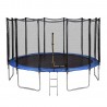 Trampoline de Jardin TUV avec Filet extérieur, Echelle et mousse de protection, Ø diamètre 13 Ft / 400 cm - 12 perches Trampoline de Jardin TUV avec Filet extérieur, Echelle et mousse de protection, Ø diamètre 13 Ft / 400 cm - 12 perches