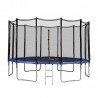Trampoline de Jardin TUV avec Filet extérieur, Echelle et mousse de protection, Ø diamètre 13 Ft / 400 cm - 12 perches Trampoline de Jardin TUV avec Filet extérieur, Echelle et mousse de protection, Ø diamètre 13 Ft / 400 cm - 12 perches
