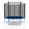 Trampoline de Jardin avec Filet Exterieur, diamètre 8 Ft / 244cm - 6 perches