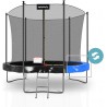 Trampoline extérieur Classique Play4Fun 10Ft - ø305cm - Avec Housse de coussin réversible Bleu / Noir Trampoline extérieur Classique Play4Fun 10Ft - ø305cm - Avec Housse de coussin réversible Bleu / Noir