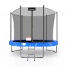 Trampoline extérieur Classique Play4Fun 10Ft - ø305cm - Avec Housse de coussin réversible Bleu / Noir Trampoline extérieur Classique Play4Fun 10Ft - ø305cm - Avec Housse de coussin réversible Bleu / Noir