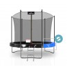 Trampoline extérieur 300 cm réversible - filet de sécurité + matelas de protection + echelle - norme EU Trampoline extérieur 300 cm réversible - filet de sécurité + matelas de protection + echelle - norme EU